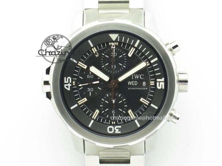 MIROTIME 0712 Pilot Chrono 377725 SS ZF 1:1 Best Edition White Dial on Black Leather Strap A Soft 7183